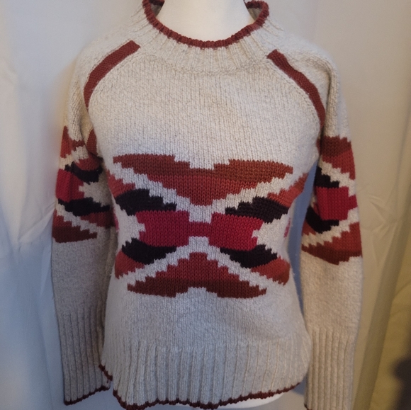 Chup X smart wool sweater small pink white - Picture 2 of 5